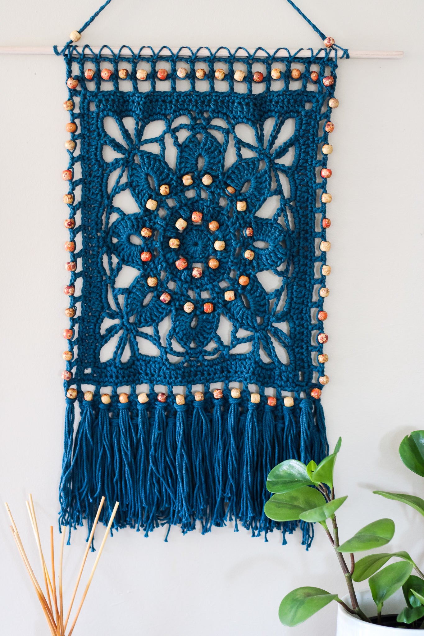 Blossoming Boho Wall Hanging